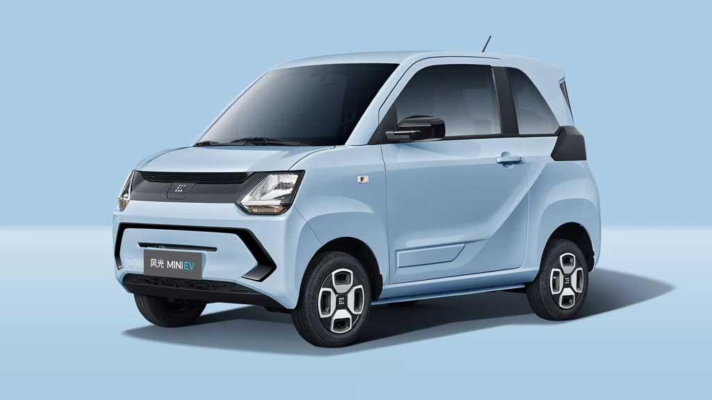 Фото Dongfeng FenGuang Mini EV 2022 вид спереди Новый электрокар Dongfeng FenGuang Mini EV 2022